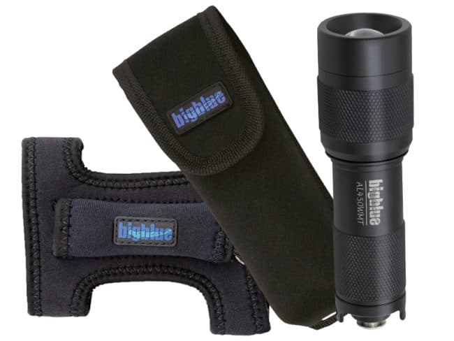 450-Lumen Wide-Beam Dive Light Black miniatura 3