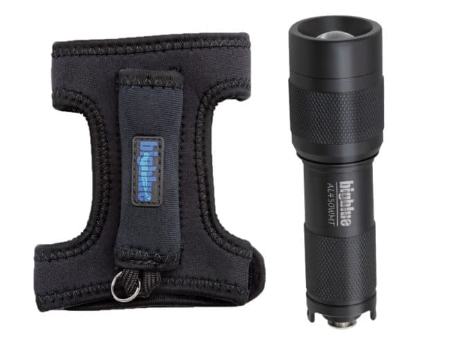 450-Lumen Wide-Beam Dive Light Black miniatura 2