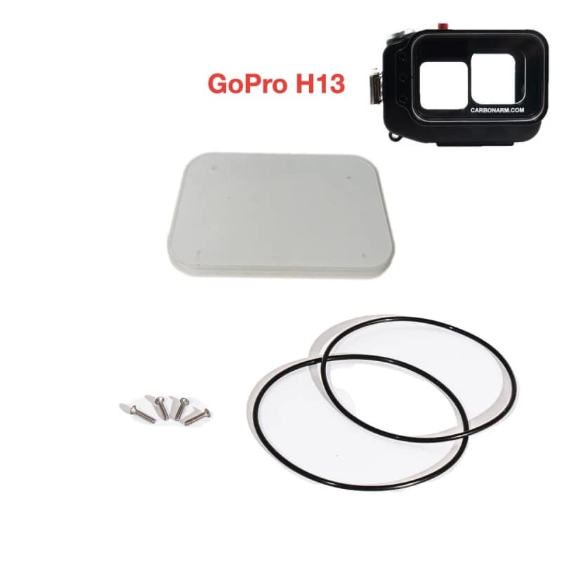 FRONT GLASS REPLACEMENT FOR GOPRO 13 HOUSING immagine 1